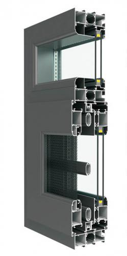 CS85隔熱窗紗一體系列