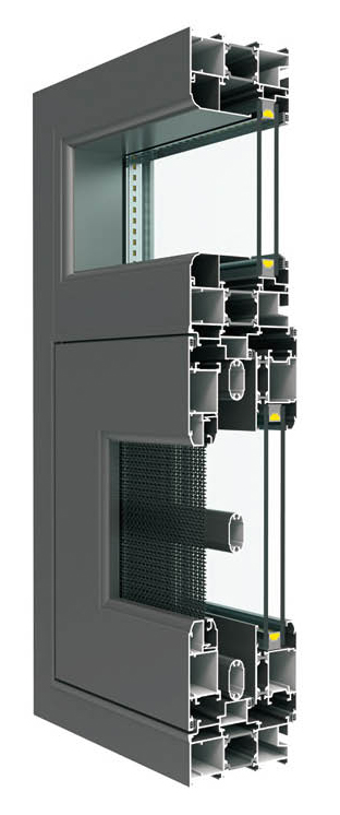 CS93內平框隔熱窗紗一體系列