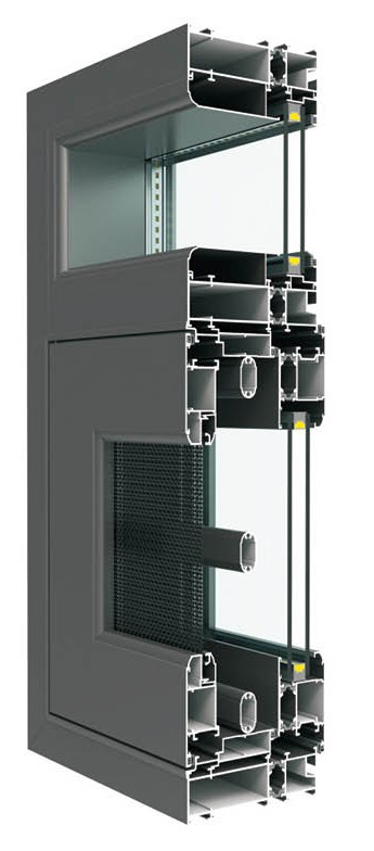 CS120內平框隔熱窗紗一體系列