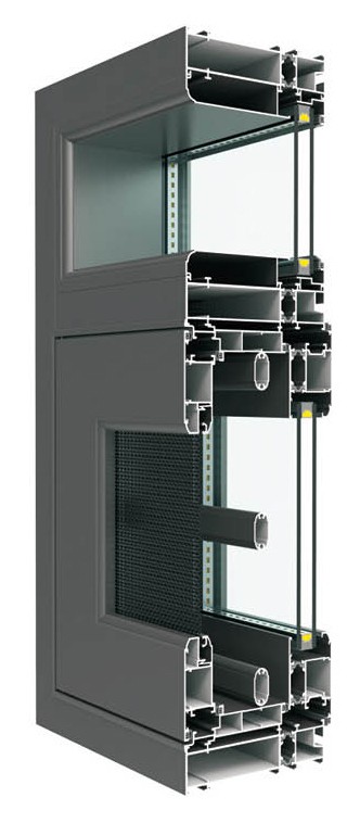 CS139隔熱窗紗一體系列