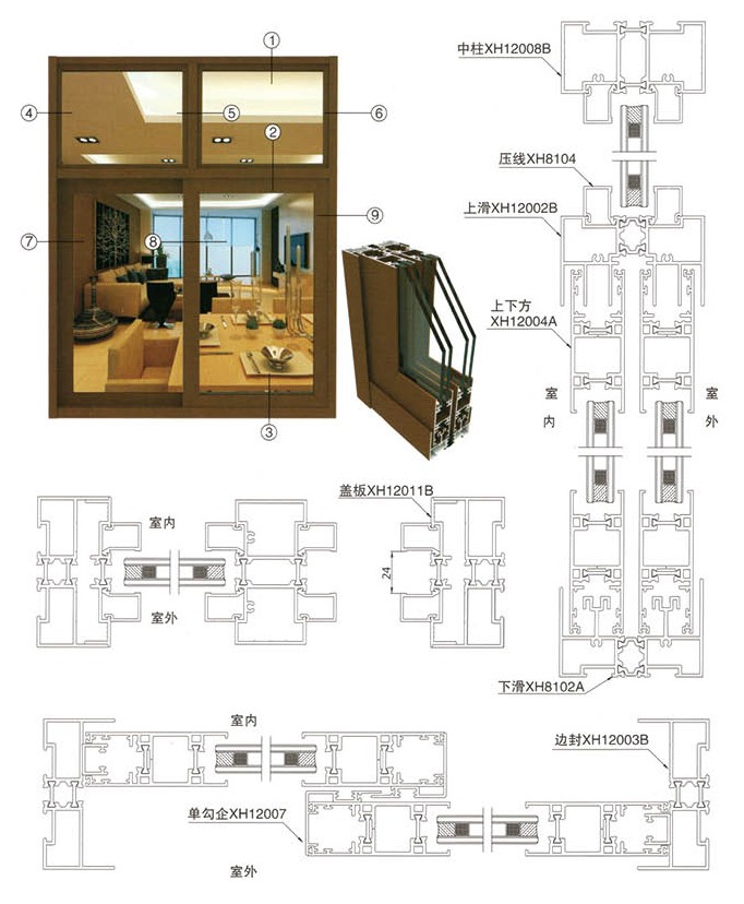 ZQ80隔熱推拉系列