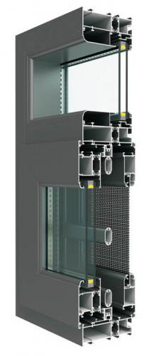 CS108隔熱窗紗一體系列