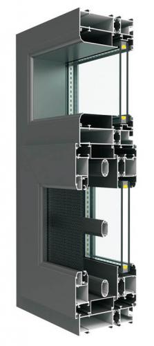 CS120隔熱窗紗一體系列