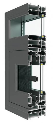 CS120內外平框隔熱窗紗一體系列